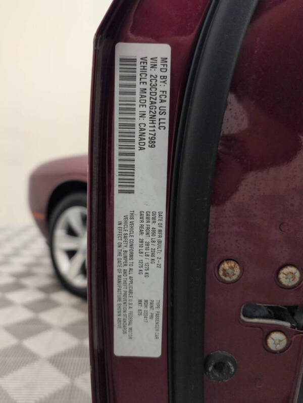 2022 Dodge Challenger SXT