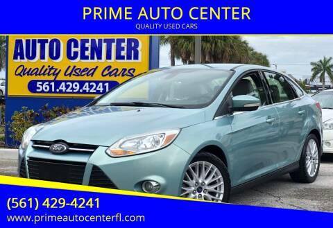 2012 Ford Focus for sale at PRIME AUTO CENTER in Palm Springs FL