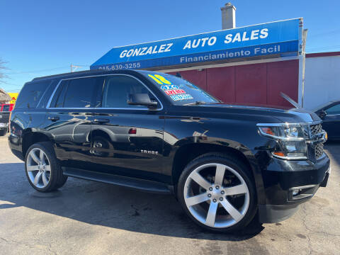 2018 Chevrolet Tahoe for sale at Gonzalez Auto Sales in Joliet IL