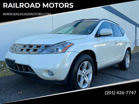 2005 Nissan Murano for sale at RAILROAD MOTORS in Hasbrouck Heights NJ