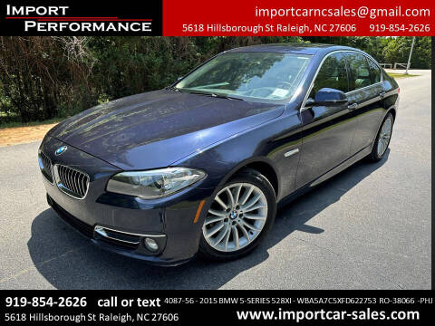 2015 BMW 5 Series for sale at Import Performance Sales in Raleigh NC