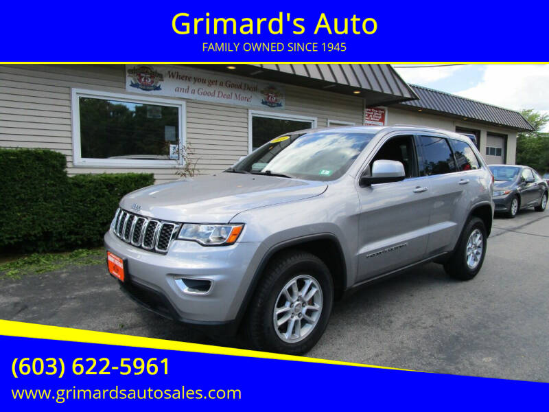 2018 Jeep Grand Cherokee for sale at Grimard's Auto in Hooksett NH