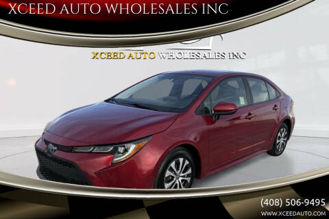 2022 Toyota Corolla Hybrid for sale at XCEED AUTO WHOLESALES INC in San Jose CA