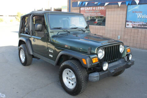 2004 Jeep Wrangler for sale at NV Cars 4 Less, Inc. in Las Vegas NV