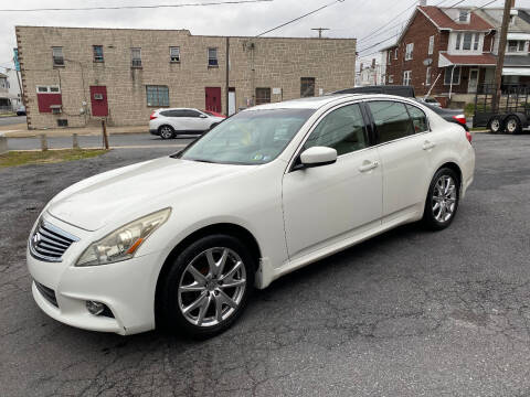 2010 Infiniti G37 Sedan for sale at Centre City Imports Inc in Reading PA