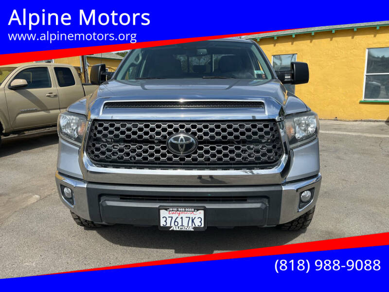 2018 Toyota Tundra for sale at Alpine Motors in Van Nuys CA