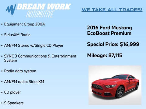 2016 Ford Mustang EcoBoost Premium