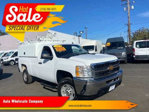 2013 Chevrolet Silverado 2500HD for sale at Auto Wholesale Company in Santa Ana CA
