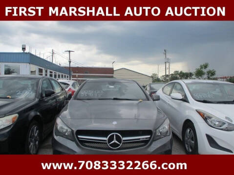 2014 Mercedes-Benz CLA for sale at First Marshall Auto Auction in Harvey IL