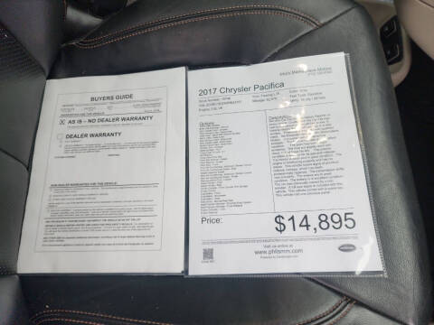 2017 Chrysler Pacifica Touring-L Plus