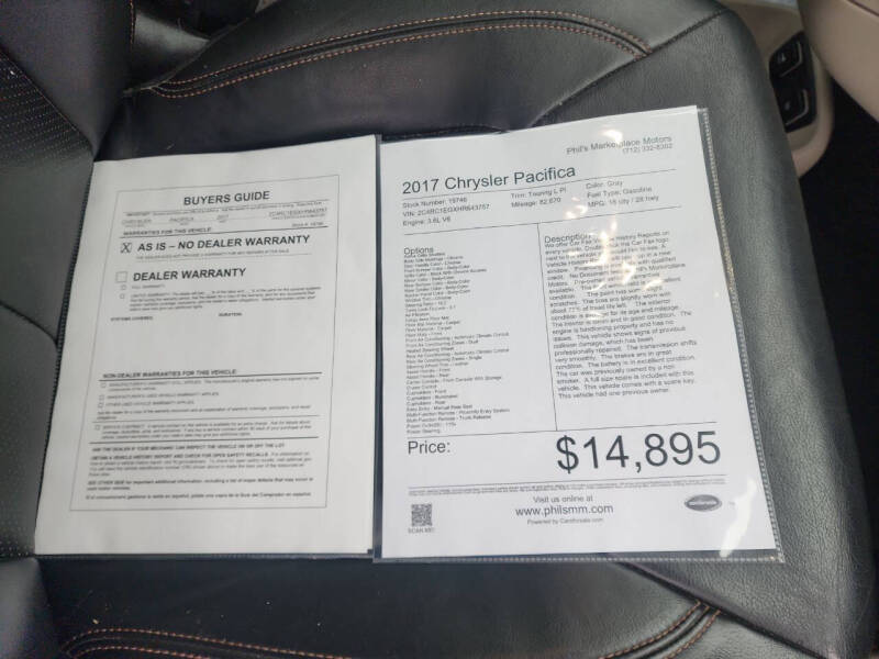 2017 Chrysler Pacifica Touring-L Plus