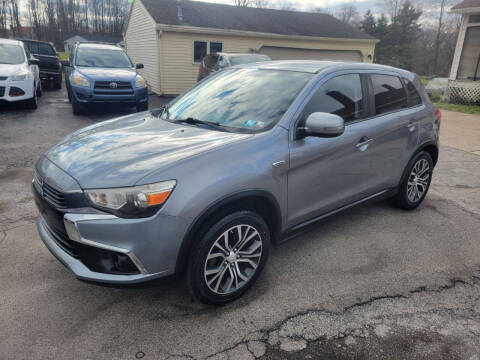 2016 Mitsubishi Outlander Sport for sale at Motorsports Motors LLC in Youngstown OH