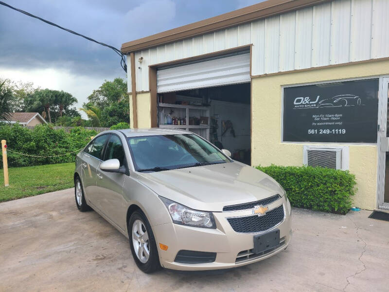 2014 Chevrolet Cruze for sale at O & J Auto Sales in Royal Palm Beach FL