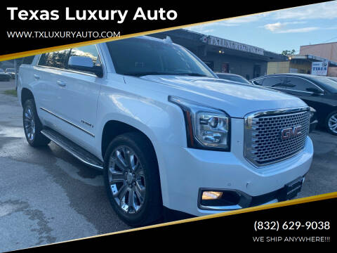 2016 GMC Yukon for sale at Texas Luxury Auto in Houston TX