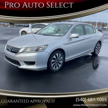2015 Honda Accord Hybrid for sale at Pro Auto Select in Fredericksburg VA