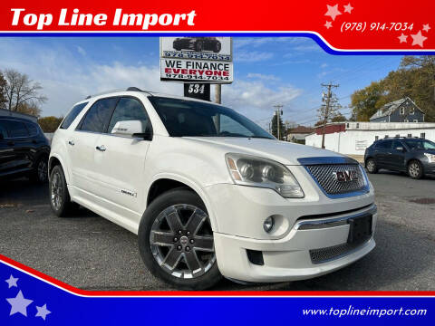 2012 GMC Acadia for sale at Top Line Import in Haverhill MA