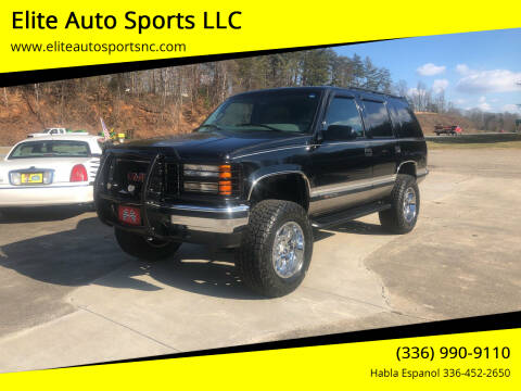1998 GMC Yukon for sale at Elite Auto Sports LLC in Wilkesboro NC