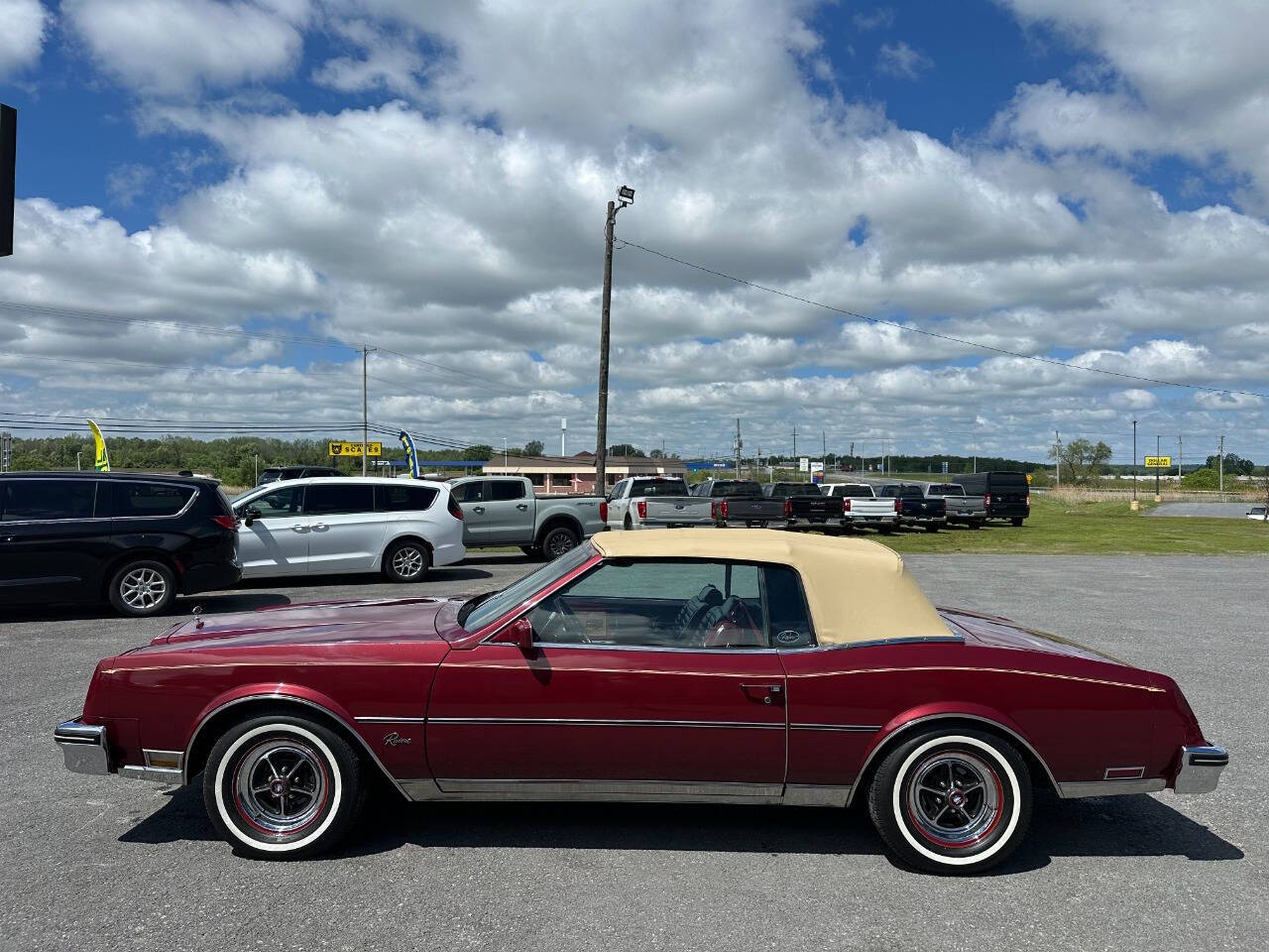 Red 1982 Buick Riviera Base Convertible 2dr Convertible 2