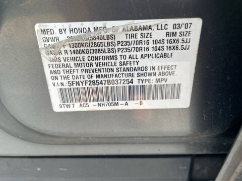 2007 Honda Pilot EX-L