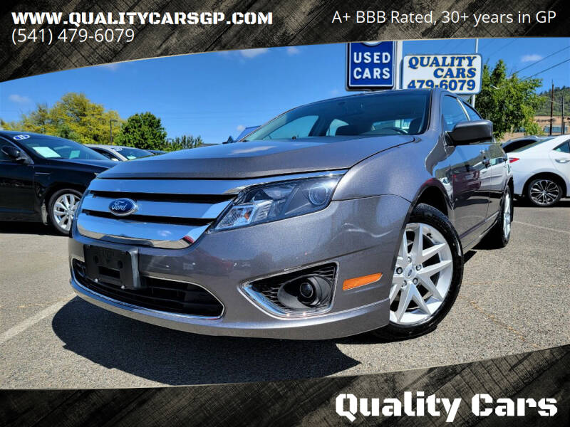 2012 Ford Fusion for sale at Quality Cars in Grants Pass OR