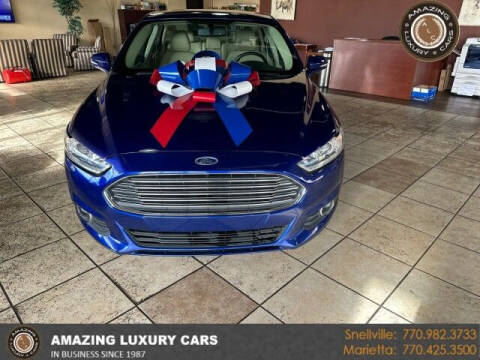 2016 Ford Fusion for sale at Amazing Luxury Cars in Snellville GA