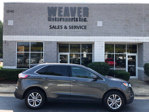 2017 Ford Edge for sale at Weaver Motorsports Inc in Cary NC