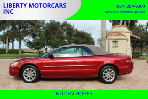 2004 Chrysler Sebring for sale at LIBERTY MOTORCARS INC in Royal Palm Beach FL