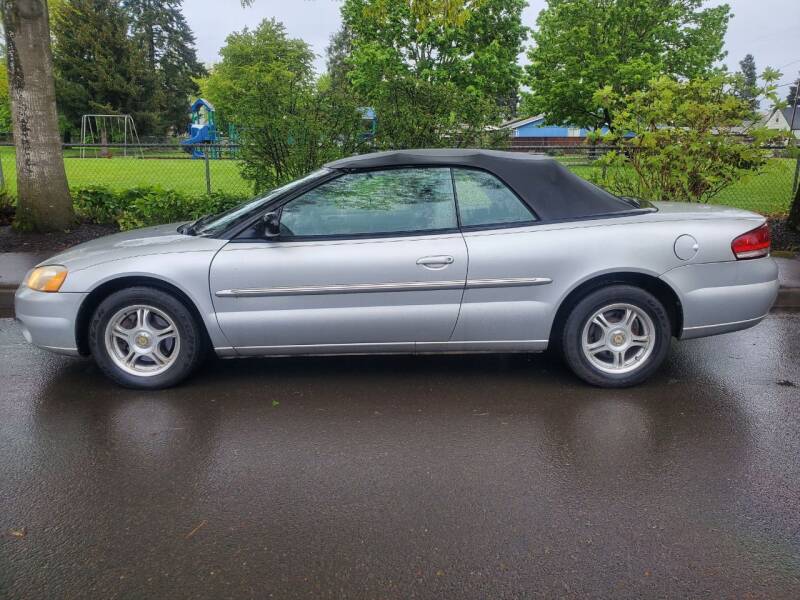 2002 Chrysler Sebring for sale at Royalty Automotive in Springfield OR