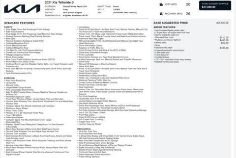 2021 Kia Telluride S