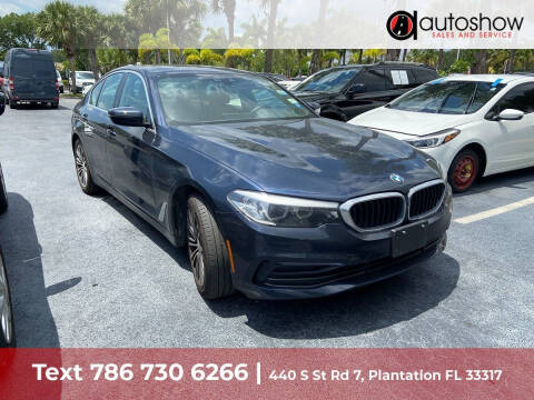 2019 BMW 5 Series for sale at AUTOSHOW SALES & SERVICE in Plantation FL