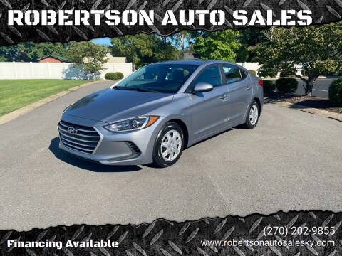2017 Hyundai Elantra for sale at ROBERTSON AUTO SALES in Bowling Green KY