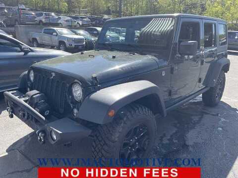 2017 Jeep Wrangler Unlimited for sale at J & M Automotive in Naugatuck CT