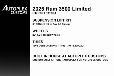 2025 RAM 3500 Limited