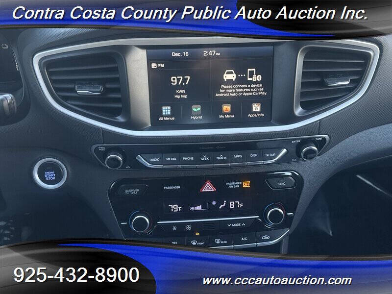 2019 Hyundai Ioniq Hybrid Blue