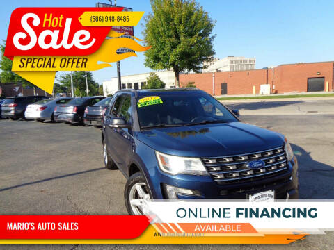2017 Ford Explorer for sale at MARIO'S AUTO SALES in Mount Clemens MI