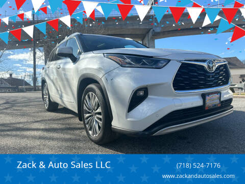 2021 Toyota Highlander for sale at Zack & Auto Sales LLC in Staten Island NY