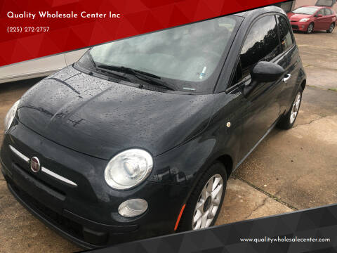 2017 FIAT 500 for sale at Quality Wholesale Center Inc in Baton Rouge LA