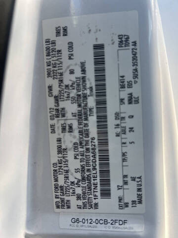 2012 Ford E-Series