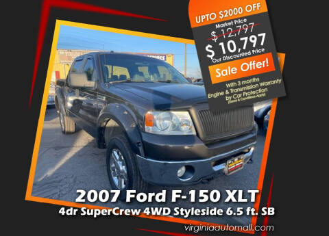 2007 Ford F-150 for sale at Virginia Auto Mall in Woodford VA