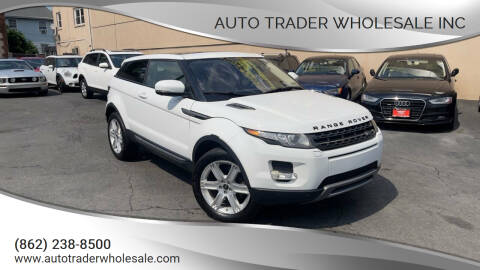 2013 Land Rover Range Rover Evoque Coupe for sale at Auto Trader Wholesale Inc in Saddle Brook NJ