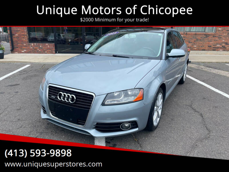 2011 Audi A3 for sale at Unique Motors of Chicopee in Chicopee MA