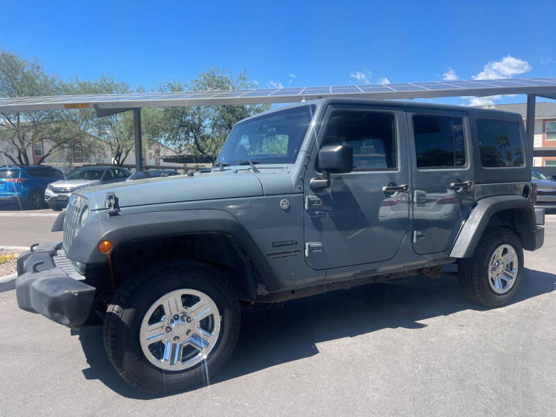 2014 Jeep Wrangler Unlimited for sale at Tucson Auto Sales in Tucson AZ