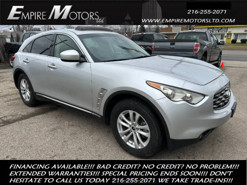 2011 Infiniti FX35 for sale at Empire Motors LTD in Cleveland OH