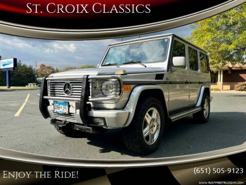 2002 Mercedes-Benz G-Class for sale at St. Croix Classics in Lakeland MN