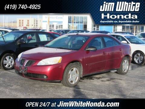 2008 Pontiac G6 for sale at The Credit Miracle Network Team at Jim White Honda in Maumee OH