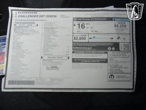 2018 Dodge Challenger SRT Demon