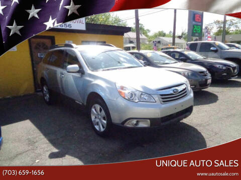 2012 Subaru Outback for sale at Unique Auto Sales in Marshall VA