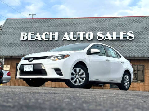 2016 Toyota Corolla for sale at Beach Auto Sales in Virginia Beach VA