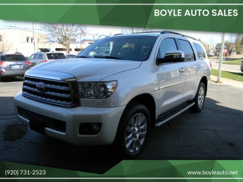 2012 Toyota Sequoia for sale at Boyle Auto Sales in Appleton WI