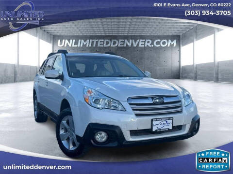 2013 Subaru Outback for sale at Unlimited Auto Sales in Denver CO
